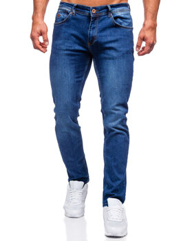 Tmavě modré pánské džíny regular fit Bolf 4956