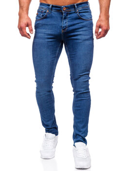 Tmavě modré pánské džíny regular fit Bolf 6767R