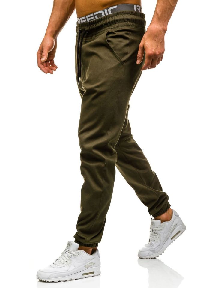 Zelené pánské baggy kalhoty Bolf 0399