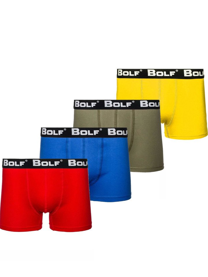 Vícebarevné pánské boxerky Bolf 0953-4P 4 PACK