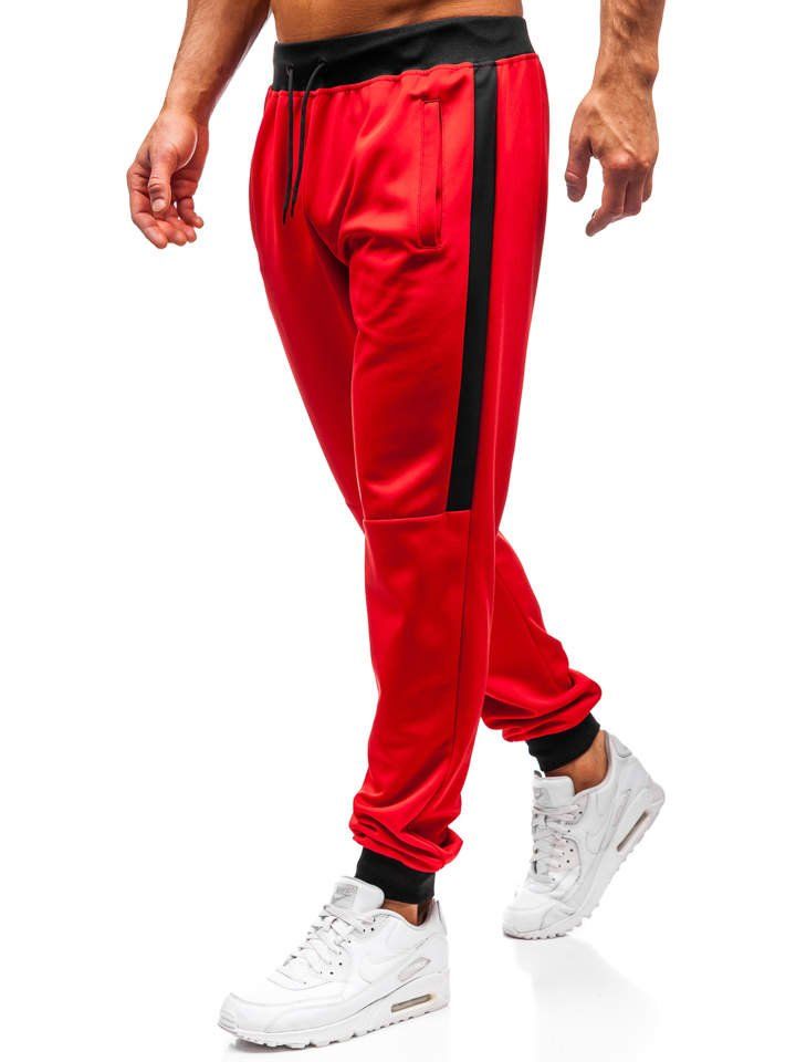 Červené pánské sportovní kalhoty Bolf 99011