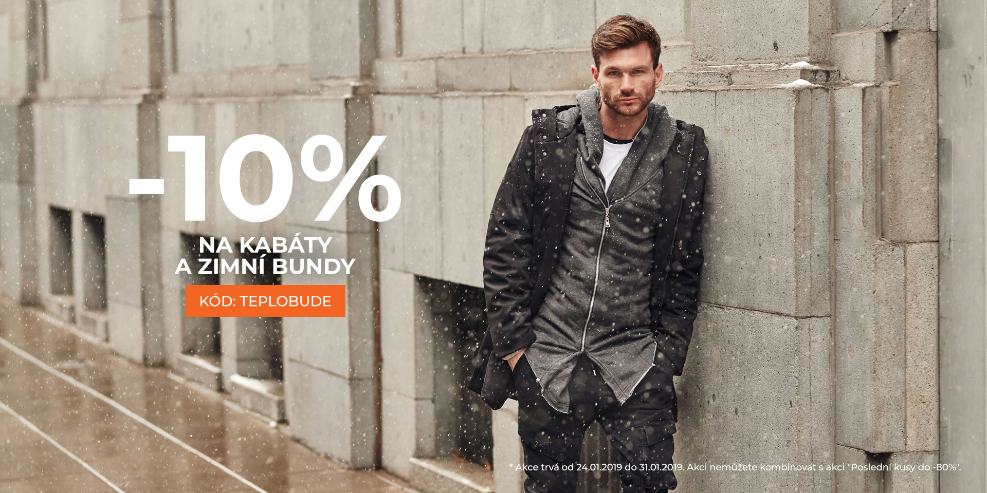 Zima tě nemůže porazit → obleč si teplou bundu nebo kabát o 10% levněji!