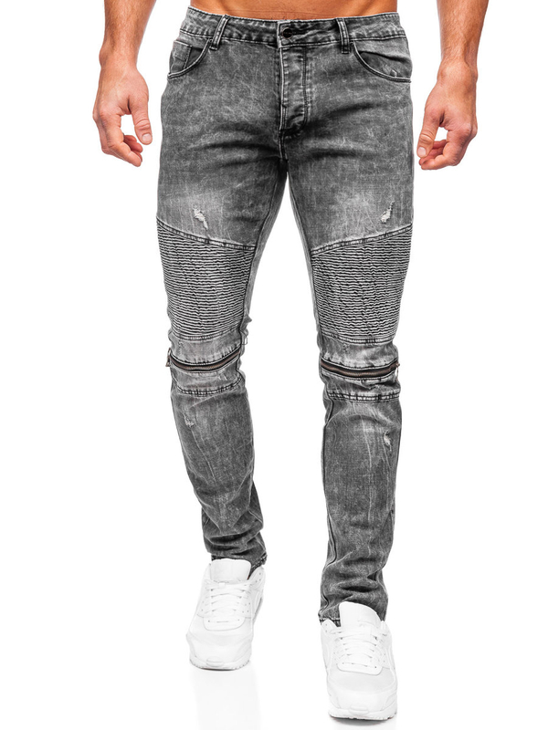 Černé pánské džíny slim fit Bolf MP0069N