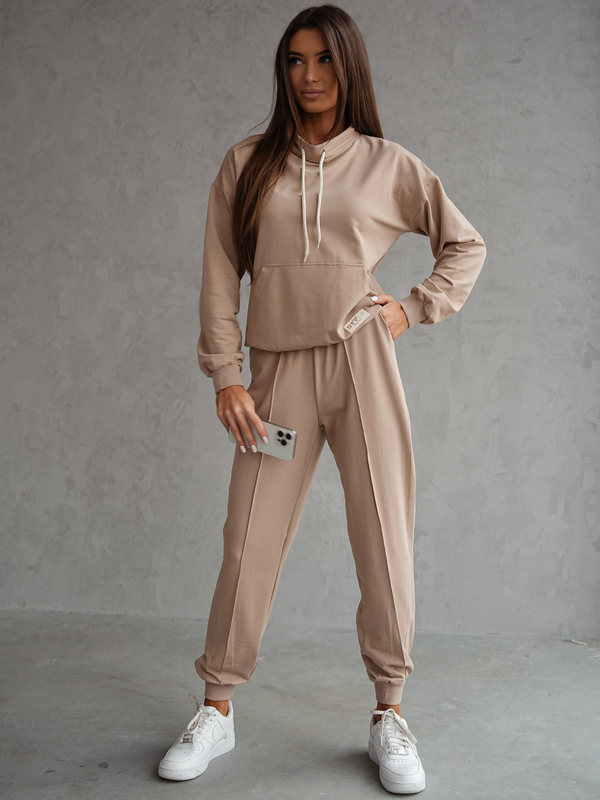 Dámský dvoudílný komplet béžový Bolf 82162