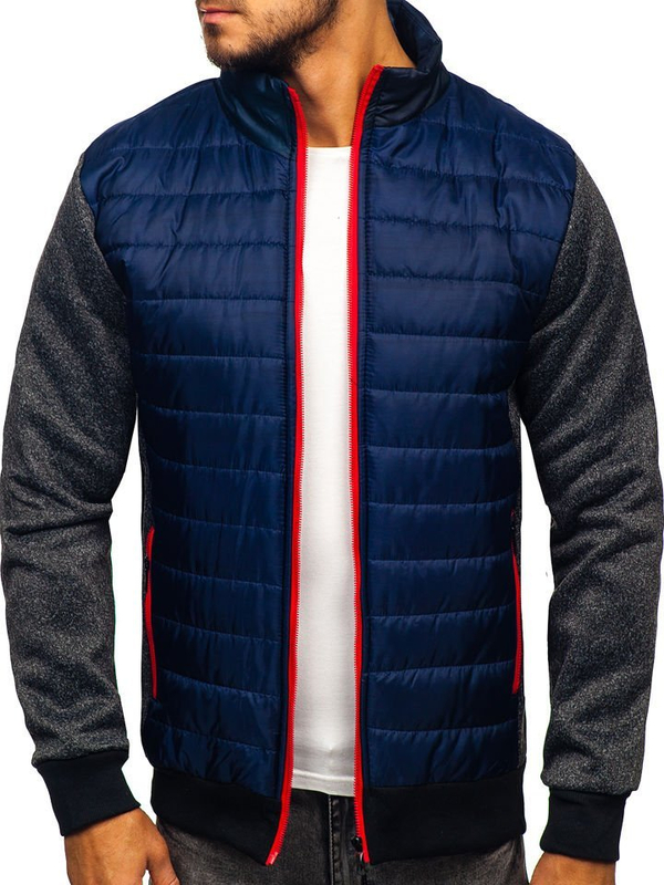 Tmavě modrá pánská přechodová bunda Bolf TY50