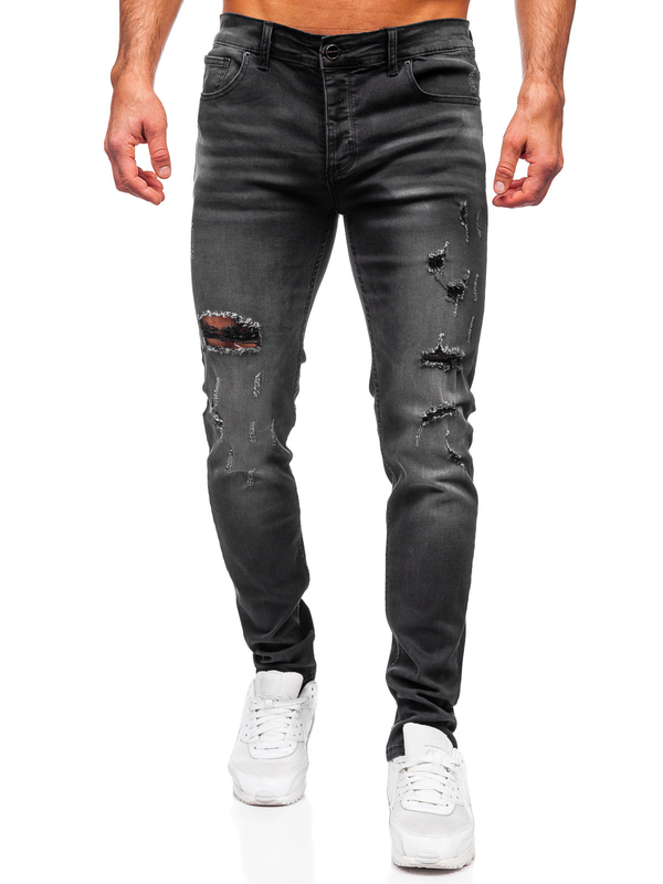 Černé pánské džíny slim fit Bolf MP0020N