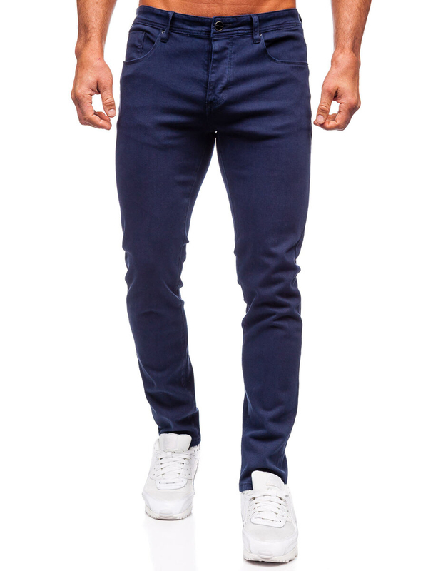 Tmavě modré pánské džíny slim fit Bolf MP0160BS