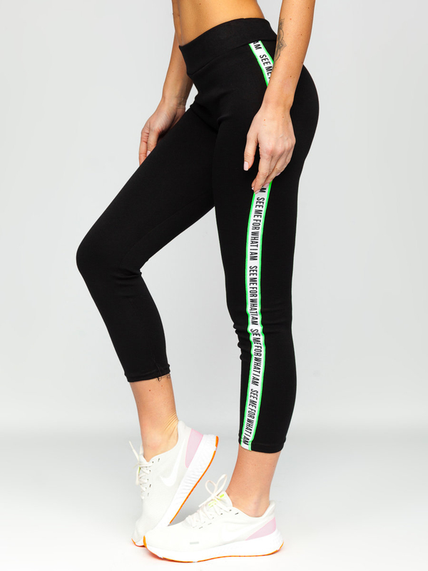 Černé dámské legíny Bolf TS217