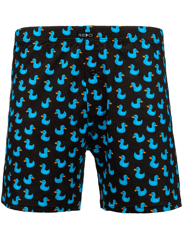 Modré pánské bavlněné boxerky Bolf 1BB151