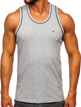 Šedé pánské tílko tank top Bolf 14276
