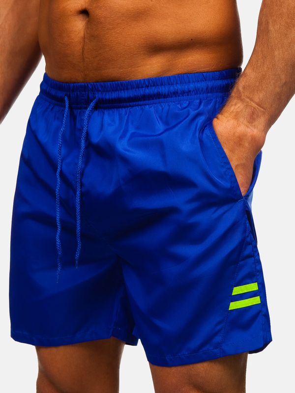 Kobaltové pánské plavecké šortky Bolf QD29