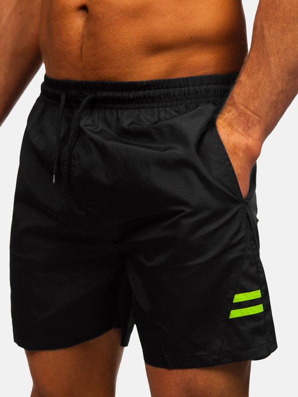 Černé pánské plavecké šortky Bolf QD29