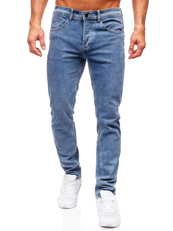 Tmavě modré pánské džíny slim fit Bolf MP0192BC