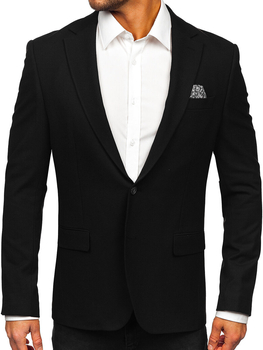 Černé pánské elegantní sako Bolf 24400