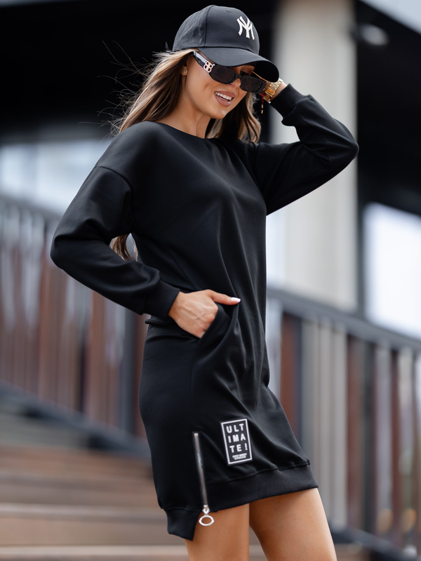 Dámské sportovní šaty černé Bolf 524