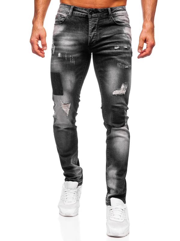 Černé pánské džíny slim fit Bolf MP0113N