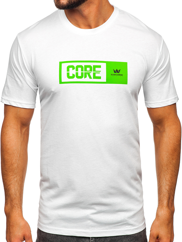 Černé pánské bavlněné tričko s potiskem Bolf 14790